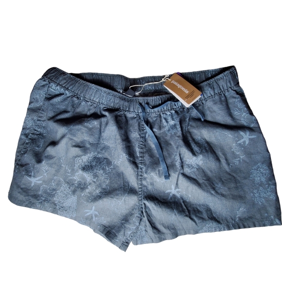 Patagonia Pants - Patagonia womens coral reef shorts size large blur grey nwt new